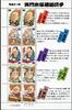 Briefmarken Japan Karikaturen Komiker Rakugo Theater 2638-2642 Kleinbogen MNH -