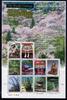 Briefmarken Japan UNESCO Welterbe Natur World Heritage XIII 4175-4184 Kleinbogen MNH -