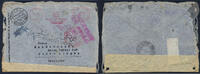 Briefmarken Katapult Dt. Reich Crash He 111/D-Alix Gambia Brief Zensur Catapult / 834 -