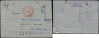 Briefmarken Katapult Dt. Reich Crash He 111/D-Alix Gambia Brief Catapult 523 a / 919 -