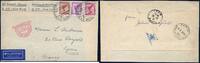 Briefmarken Katapult Dt. Reich Brief Dampfer Bremen Seepost Lyon Paris 66b Catapult/868 -