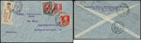 Briefmarken Katapult Argentinien Reko-Brief Buenos Aires Wandsbek Hamburg Catapult/ 380 -