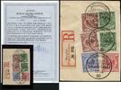 Briefmarken DP China V48a D V46a V47b V50b Luxus-Briefstück Attest Jäschke-L BPP/31 -