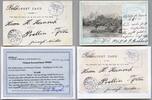 Briefmarken DP China Boxeraufstand MSP 46 SMS Hansa AK Melbourne Flottenparade BPP/ 526 -