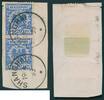 Briefmarken DP China Michel V 48 d Paar Luxus-Briefstück Tientsin Tief Geprüft BPP/ 94 -