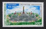 Briefmarken St. Pierre und Miquelon SPM World War 1. Weltkrieg Denkmal Monument 431 MNH -