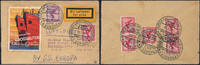 Briefmarken 1930 Katapult Dt. Reich Dampfer Europa Seepost kein Katapultflug USA 26 / 650
