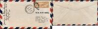 Briefmarken 1013 USA 1938 Brief Unterschrift Joachim Blankenburg Nordmeer Katapult Pilot /