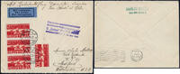 Briefmarken 1932 Katapult Schweiz Brief Basel MeF Medford USA Dampfer Europa Catapult / 534