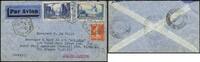 Briefmarken Katapult Frankreich Brief 12,25 Fr Paris Rio Branco Brasilien Catapult/ 473 -