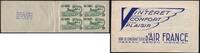 Other Air France 1950er Vignetten/Briefverschlussmarken im kompletten Heftchen RAR -