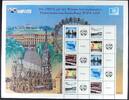 Briefmarken UNO Wien 2008 Grußmarken Bogen Briefmarken-Messe WIPA Philatelie 550-554 MNH -