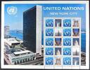 Briefmarken UNO New York 2007 Grußmarken Bogen Emblem New York Architektur MNH -