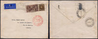 Briefmarken Katapult Grossbritannien Brief London Rio de Janeiro Brasilien Catapult/467 -