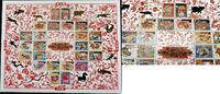 Briefmarken Singapur Singapore 2007 Chinesische Tierkreiszeichen Neujahr 1636-1659 Bogen MNH -