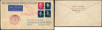 Briefmarken Katapult 1930 Dt. Reich Brief Seepostaufgabe Sudetenland Catapult H 23 c / -
