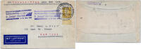 Briefmarken Katapult 1931 Dt. Reich Brief Seepost EF Hindenburg Rand Catapult H 77 b / -
