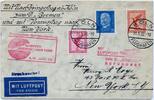 Briefmarken Katapult 1932 Dt. Reich Brief Nachbringeflug Köln New York Catapult H 83 c/ -