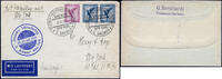 Briefmarken Katapult 1933 Dt. Reich Brief Seepost Bremen New York Catapult H 123 b / -