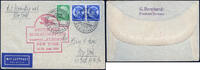 Briefmarken Katapult 1933 Dt. Reich Brief Seepost Top Frankatur USA Catapult H 121 b / -