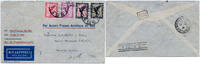  1237 Briefmarken Dt. Reich 1929 Brief Hamburg Argentinien RM 4,25 Franz. Flugpost Marseille /1237 