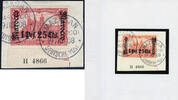 Briefmarken DP Marokko Michel 43 HAN A Briefstück Luxus ° Mazagan Foto-Attest BPP / 56 -