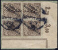 Briefmarken DSWA Michel 1 a Block/4 Eckrand ° Khanrivier 2/9/98 Luxus Briefstück / 195 -