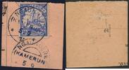 Briefmarken 1914 Kamerun Michel 10 ° Ngaundere 5/9/14 Kriegsdatum PA Steuer BPP / 102