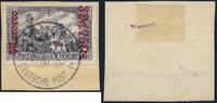 Briefmarken DP Marokko 1905 Michel 32 Briefstück ° Tanger 14/10/06 Luxus Geprüft Richter/ 51 -
