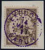 Briefmarken Kamerun Michel 7 ° Ekododo Gabon Violett 14/3/13 Luxus Briefstück Gepr/ 121 -