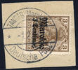 Briefmarken DP Marokko Michel 46 ° Tanger 1/2/13 Type 10 Luxus Briefstück / 69 -