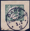 Briefmarken 1912 Kamerun Michel 20 ° Bare VIOLETT 3/2/12 Luxus Briefstück / 126