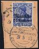 Briefmarken DP Marokko Michel 49 ° Tetuan 31/5/13 Type 2 Luxus Briefstück/PA/ 68 -
