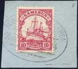 Briefmarken Kamerun Michel 22 ° Bahnpost Bonaberi 6/1/14 Zug 2 Type 2 Briefstück / 93 -