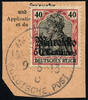 Briefmarken DP Marokko Michel 52 ° Marrakesch c 9/5/13 Type 5 Luxus Briefstück/PA / 89 -