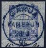 Briefmarken Kamerun Michel 10 ° Garua BLAU 23/3/07 Kabinett Briefstück / 114 -