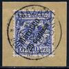Briefmarken DP Marokko Michel 4 ° Mazagan 16/2/00 Type 1 Luxus Briefstück / 114 -