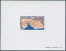 Briefmarken Afar und Issa Reliefkarte Berge Küste Braun 18 Epreuve de Luxe MNH -