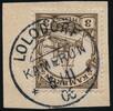 Briefmarken 11 v. Chr. Kamerun 1906 Michel 7 ° Lolodorf 5/11/06 Briefstück Luxus / 52