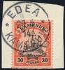 Briefmarken Kamerun Michel 12 ° Edea 20/6/14 Briefstück Luxus Geprüft Bothe BPP / 33 -