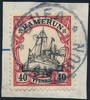 Briefmarken Kamerun Michel 13 ° Buea 20/1/14 Briefstück Luxus / 20 -