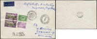 Briefmarken Zeppelin 1936 Brasilien 1. SAF/LZ 129 Rio de Janeiro Braunschweig Si 404 / -