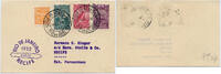 Briefmarken Zeppelin Brasilien 6. SAF Etappe Rio - Recife Postkarte Si 178 B / 2448 -
