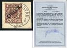 Briefmarken Kiautschou China 6 I Luxus Briefstück Tsingtau b Attest BPP RAR / 1 -