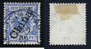 Briefmarken Kiautschou Michel M 4 II Mitläufer ° Tsingtau 18/9/01 Einwandfrei / 75 -
