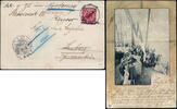 Briefmarken 1900 Kiautschou Michel 1 I AK Tsingtau Hamburg Norderney Geprüft BPP / 96