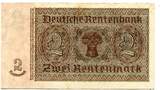 Drittes Reich, 2 Rentenmark 30.1.1937, ss-vz