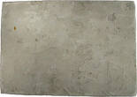 Plakette (für Poellath) v. Friedrich Großhans Einseitiger Probeguß in Gips: Männerakt Oberseite originallackiert. Verso Graffiti (wohl vom Künstler), vz+