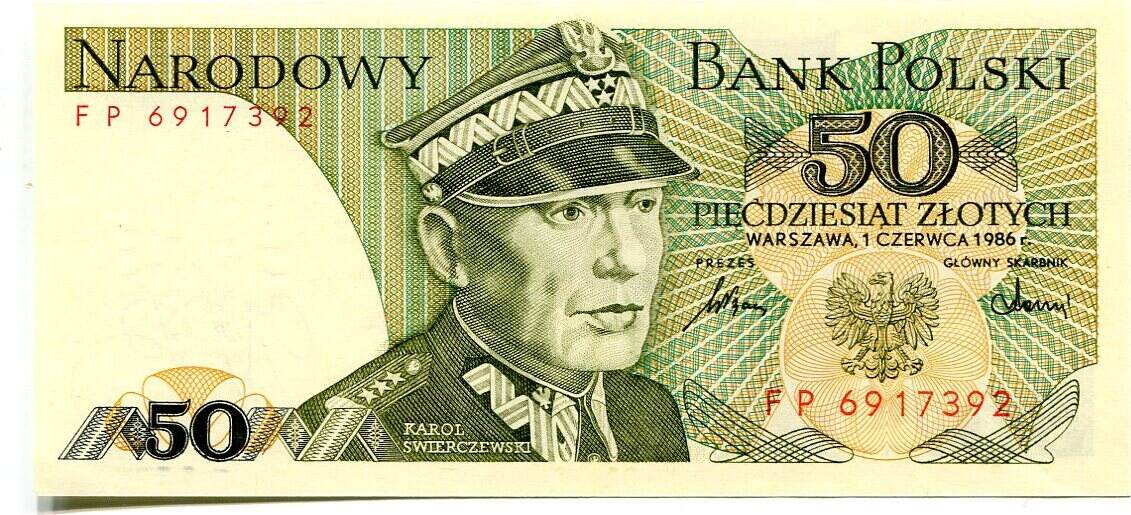 Polen Zloty Geldschein Banknote Unc Ma Shops