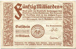 Baden, 50 Mia. Mark Furtwangen - Stadt, -